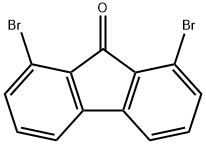 9H-Fluoren-9-one, 1,8-dibromo- Structure
