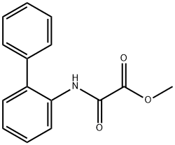 Acetic acid, 2-([1,1'-biphenyl]-2-ylamino)-2-oxo-, methyl ester Struktur