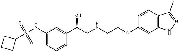 β3-AR agonist 1 Struktur