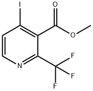 3-Pyridinecarboxylic acid, 4-iodo-2-(trifluoromethyl)-, methyl ester,1283721-22-1,结构式