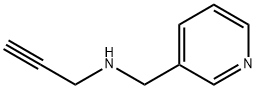 N-(吡啶-3-基甲基)丙-2-炔-1-胺, 128813-42-3, 结构式