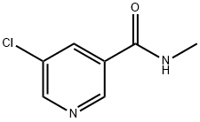 3-Pyridinecarboxamide, 5-chloro-N-methyl- Struktur