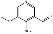 4-amino-5-methoxynicotinaldehyde Structure