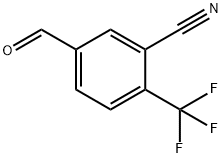 Benzonitrile, 5-formyl-2-(trifluoromethyl)- Structure