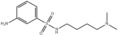 3-amino-N-[4-(dimethylamino)butyl]benzene-1-sulfonamide Structure