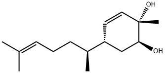 3,4-ジヒドロキシビサボラ-1,10-ジエン 化学構造式