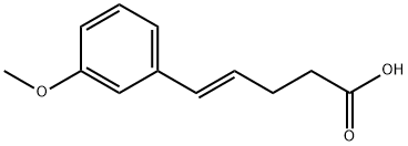 4-Pentenoic acid, 5-(3-methoxyphenyl)-, (4E)- Structure