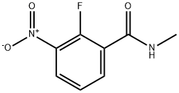 Benzamide, 2-fluoro-N-methyl-3-nitro- Struktur