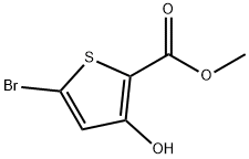 2-Thiophenecarboxylic acid, 5-bromo-3-hydroxy-, methyl ester Structure