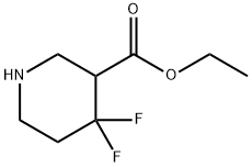 4,4-二氟哌啶-3-甲酸乙酯,1303972-99-7,结构式