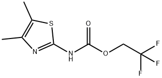 2,2,2-trifluoroethyl N-(dimethyl-1,3-thiazol-2-yl)carbamate Structure