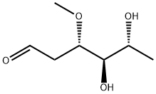 D-ribo-Hexose, 2,6-dideoxy-3-O-methyl- Struktur