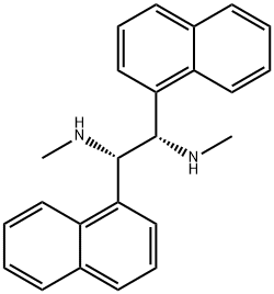 1,2-Ethanediamine, N1,N2-dimethyl-1,2-di-1-naphthalenyl-, (1S,2S)-,1309366-57-1,结构式