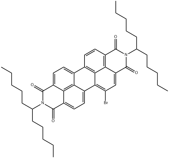 5-bromo-2,9-bis(1-pentylhexyl)-anthra[2,1,9-def:6,5,10-d'e'f']diisoquinoline-1,3,8,10(2H,9H)-tetrone|5-bromo-2,9-bis(1-pentylhexyl)-anthra[2,1,9-def:6,5,10-d'e'f']diisoquinoline-1,3,8,10(2H,9H)-tetrone