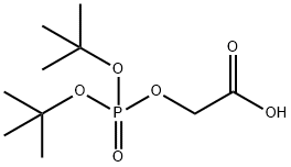 Acetic acid, 2-[[bis(1,1-dimethylethoxy)phosphinyl]oxy]- Structure