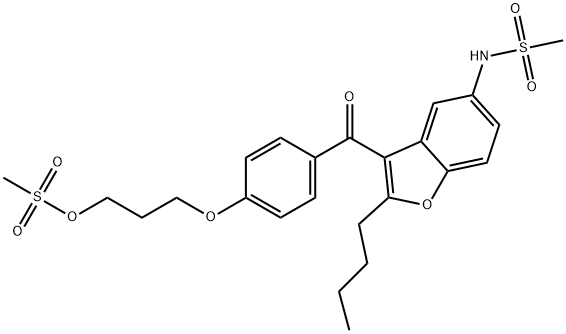 Dronedarone HCl  impurity Structure
