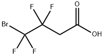 Butanoic acid, 4-bromo-3,3,4,4-tetrafluoro- Structure