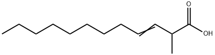 3-Dodecenoic acid, 2-methyl- 化学構造式