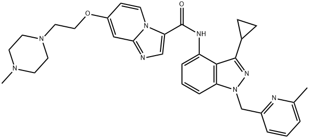 ARRY382 化学構造式