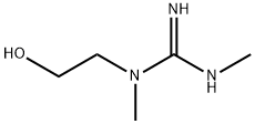 1-(2-hydroxyethyl)-1,3-dimethylguanidine 化学構造式