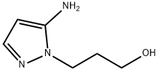 3-(5-氨基-1-吡唑基)-1-丙醇 结构式