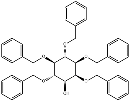 1,2,4,5,6-五-O-苄基-间-肌醇 结构式