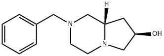 Pyrrolo[1,2-a]pyrazin-7-ol, octahydro-2-(phenylmethyl)-, (7R,8aS)- Struktur