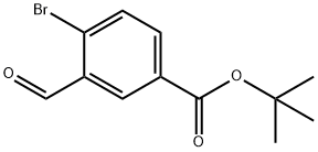 Benzoic acid, 4-bromo-3-formyl-, 1,1-dimethylethyl ester|4-溴-3-甲酰基苯甲酸叔丁酯