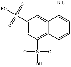 5-氨基萘-1,3-二磺酸,13306-42-8,结构式