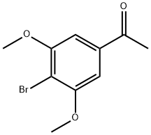 1-(4-bromo-3,5-dimethoxyphenyl)ethanone 化学構造式