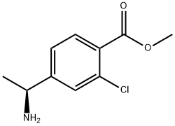 methyl 4-[(1R)-1-aminoethyl]-2-chlorobenzoate Structure