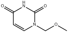 1-(甲氧基甲基)嘧啶-2,4(1H,3H)-二酮, 133625-42-0, 结构式