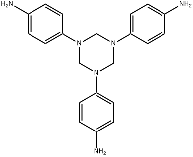 Benzenamine, 4,4',4''-[1,3,5-triazine-1,3,5(2H,4H,6H)-triyl]tris- (9CI) Structure