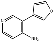 4-AMINO-3-(3-FURAN)PYRIDINE Struktur