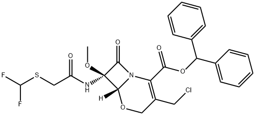 氟氧头孢杂质5 结构式