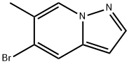 5-溴-6-甲基吡唑并[1,5-A]吡啶,1345121-35-8,结构式