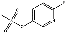 3-Pyridinol, 6-bromo-, 3-methanesulfonate 化学構造式