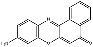 5H-Benzo[a]phenoxazin-5-one, 9-amino- Structure