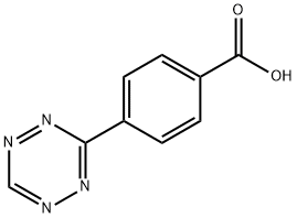 4-(1,2,4,5-テトラジン-3-イル)安息香酸 化学構造式