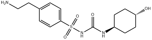 Glyburide Desbenzamide trans-4-Hydroxy Impurity 结构式