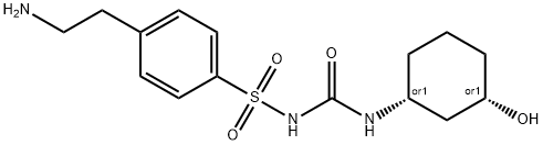 Glyburide Desbenzamide cis-3-Hydroxy Impurity 结构式