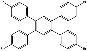 4,4"-二溴-4',5'-双(4-溴苯基)-1,1':2',1"-三联苯,1347702-48-0,结构式