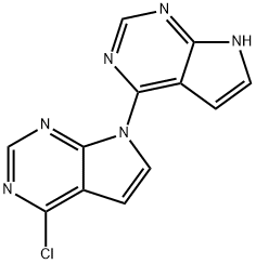 4'-chloro-7H-4,7'-bipyrrolo[2,3-d]pyrimidine Structure