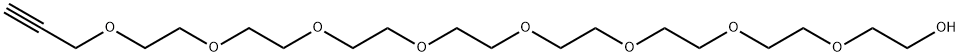 Propargyl-PEG9-alcohol Struktur