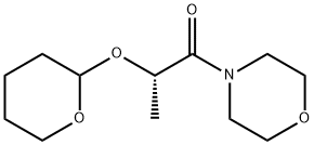 (2S)-1-(4-吗啉基)-2-[(四氢-2H-吡喃-2-基)氧基]-1-丙酮,135206-86-9,结构式