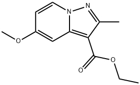 5-甲氧基-2-甲基吡唑并[1,5-A〕吡啶-3-羧酸乙酯,1352393-99-7,结构式