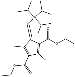 1,3-Cyclopentadiene-1,3-dicarboxylic acid, 2,4-dimethyl-5-[[tris(1-methylethyl)silyl]methylene]-, 1,3-diethyl ester, (5Z)-