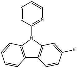 2-bromo-9-(pyridin-2-yl)-9H-carbazole Structure