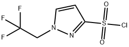 1H-Pyrazole-3-sulfonyl chloride, 1-(2,2,2-trifluoroethyl)- Structure