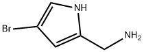 4-Bromo-1H-puerile-2-methanamine 化学構造式